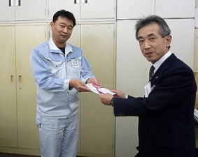 ジェイテクト労働組合奈良支部からご寄付いただきました。